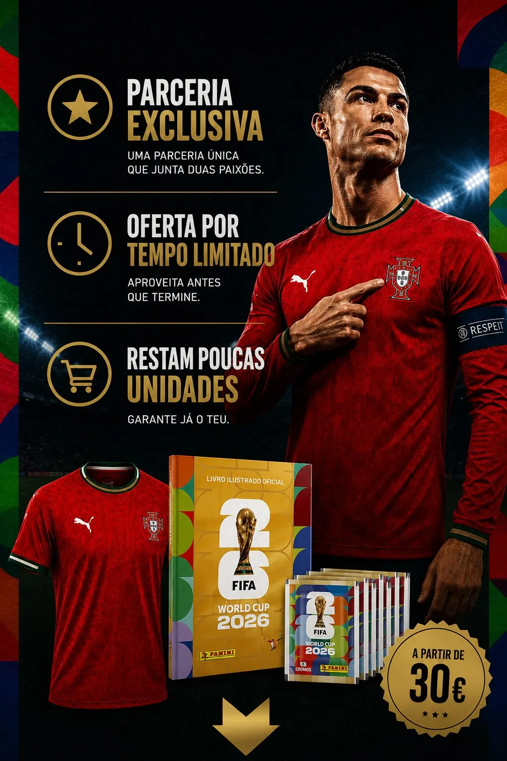 Parceria exclusiva Puma × Panini — oferta por tempo limitado